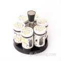 Mini Marbl Jar Spice Set Jar Candy Αποθήκευση δοχείων για γυαλί μπουκάλι κουζίνας